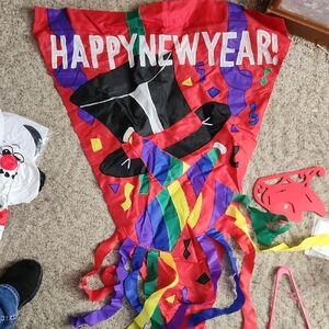 Colorful Happy New Year Banner